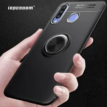 

Soft Silicone TPU Luxury Phone Cover For Samsung Galaxy A10 A20 A30 Cases Colorful Metal Magnetic Ring Holder Phone Shell Coque