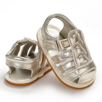 

Summer Baby Boys Breathable Anti-Slip PU Shoes Sandals Toddler Soft Soled 0-18M New