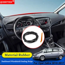 QCBXYYXH автомобиль-Стайлинг резиновые анти-Шум Звукоизолированные пыле приборной панели автомобиля Лобовое стекло щеточное для Opel Zafira 2010