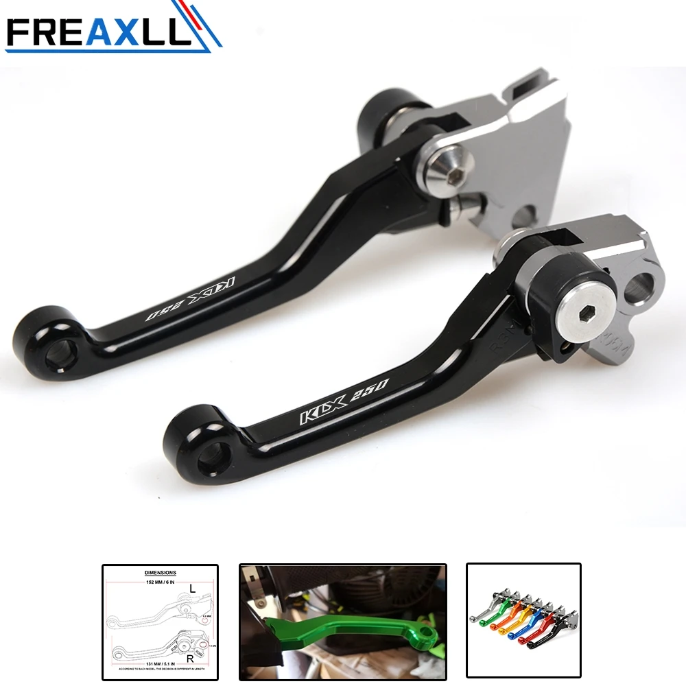 CNC Pivot Foldable Clutch Brake Lever For KAWASAKI KLX250Supermoto Dirt