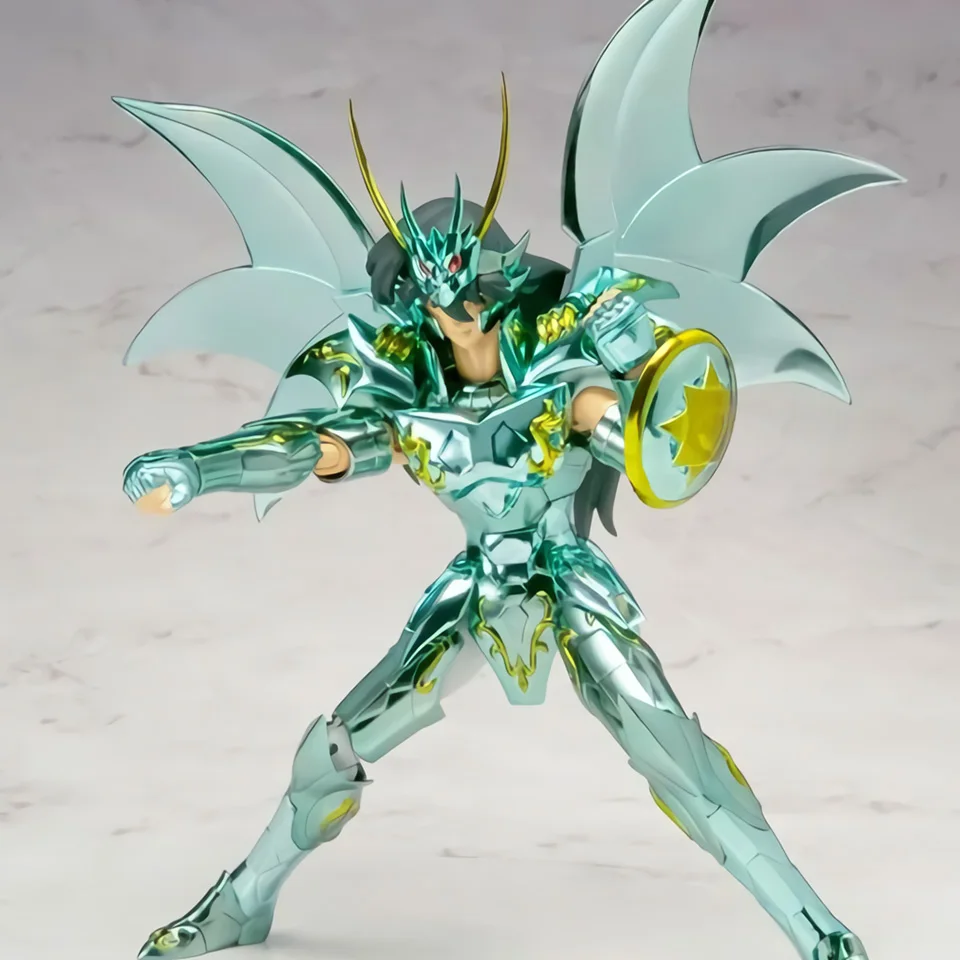 Tronzo Bandai Saint Seiya Дракон ширю Бог Ткань V4 Камуи ПВХ фигурка модель игрушки Shiryu Окончательный бронзовая ткань игрушки - Цвет: Shiryu