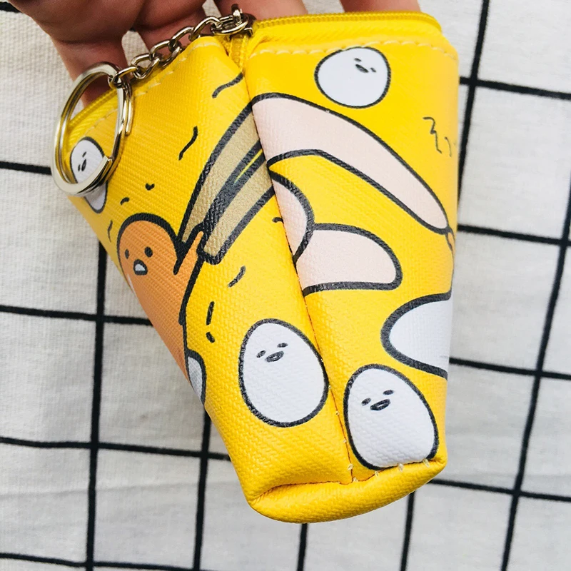 IVYYE 1 шт. желтый кошелек для монет Gudetama из искусственной кожи Мультяшные мягкие