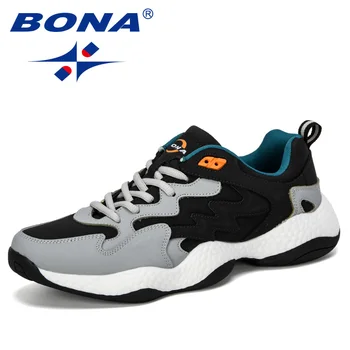 

BONA 2019 New Popular Style Spring Autumn Casual Shoes Men Outdoor Sneakers Man Fashion Men Comfortable Leisure Footwear Trendy