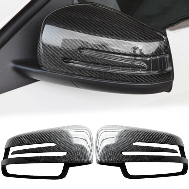 

UHK C Class W204 E Class W212 E200 E260 E300 E400 Carbon Fiber Rear View Mirror Cover Decorative Renlacement Type Caps