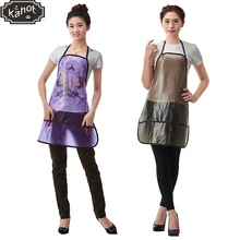 1 шт. профессиональный парикмахерские фартук ясно Искусственная кожа Водонепроницаемый стрижки нагрудник Парикмахерская стиль Парикмахерская талии ткань