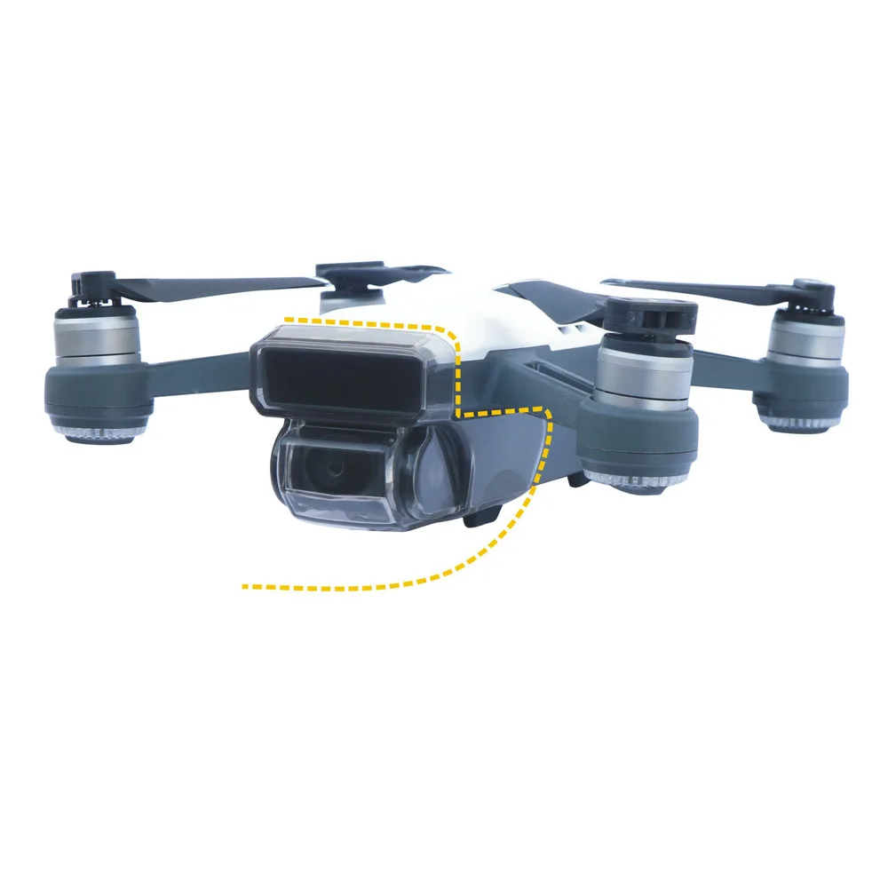 spark drone Front 3D Sensor System Protection Cover Lens Fixed Dustproof Cap For DJI SPARK Drone Accessories 1 (3)