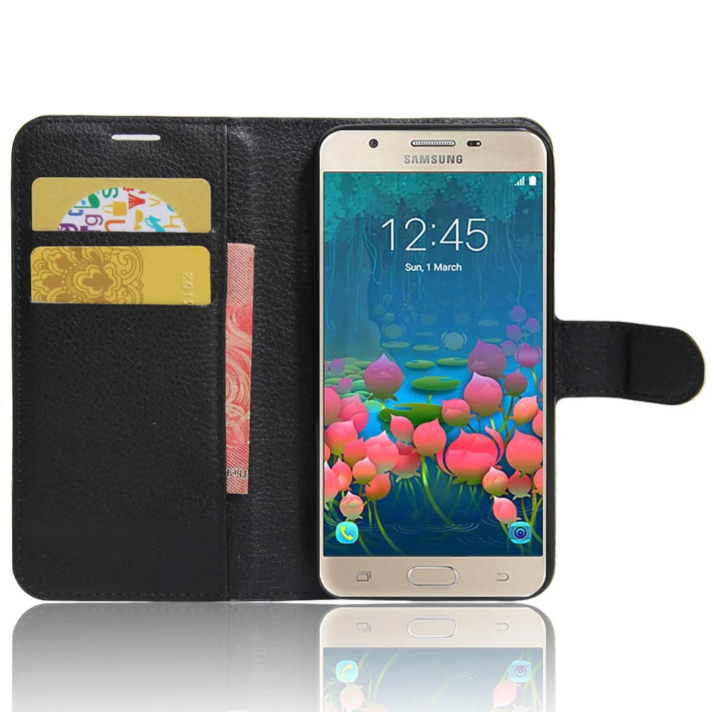 Чехол книжка из искусственной кожи для Samsung Galaxy J5 Prime/NO5 2016 флип кошелек чехлы с