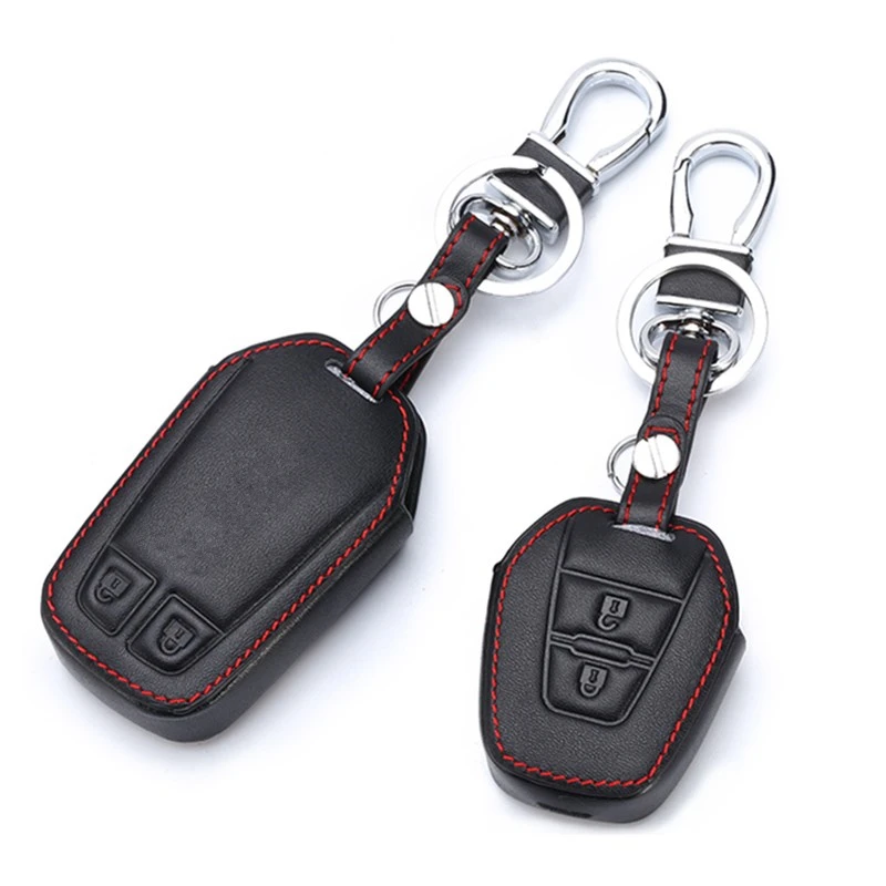 1 шт. автомобильный чехол для ключей, кожаный держатель для Isuzu/ Isuzu D-max/Mu-x, автомобильный брелок для ключей