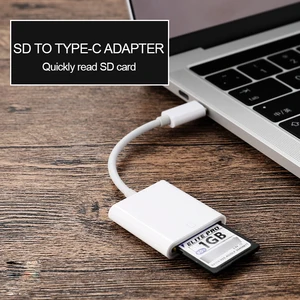 UTHAI C42 SD карта для Type-C камеры кардридер адаптер для SD USB C USB3.1 TYPE C OTG кардридер для Macbook HUAWEI - изображение