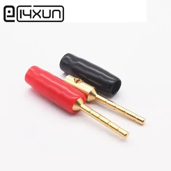 

EClyxun 10pcs 2MM Needle Type Banana Head Straight Pin Old Speaker Plug for OD 3.5mm Cable