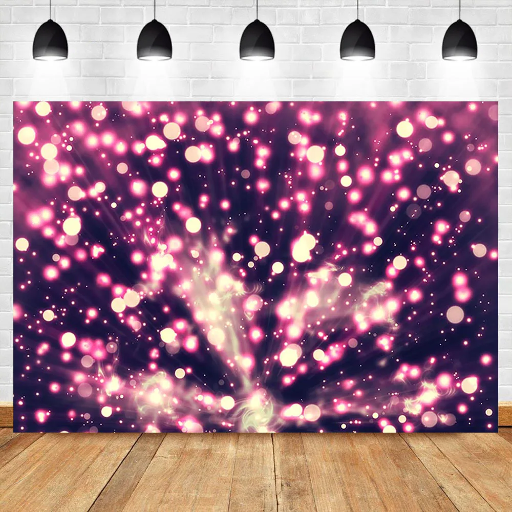 

NeoBack Pink Glitter Bokeh Shiny Photography Backdrops Studio Shoots Adult Baby Nowborn Birthday Party Photography Background