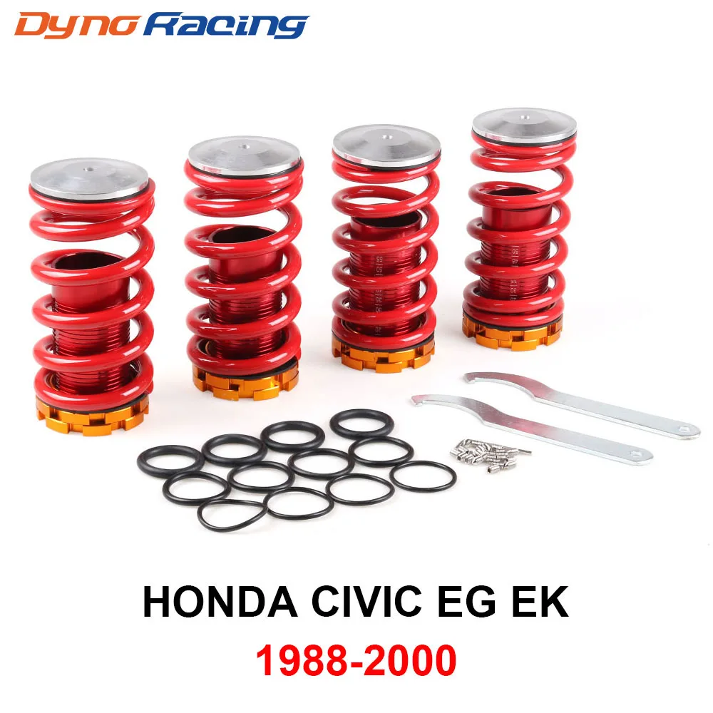 Комплект алюминиевых пружин для Honda Civic 88 00 красная Подвеска автомобиля пружина