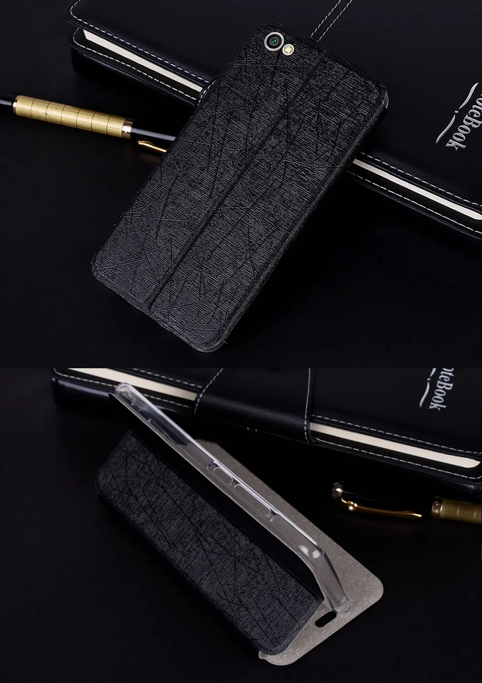 Icoque Case for Xiaomi Redmi Note 5A Case Flip Cover Soft Pu Leather Xiomi Note5a Stand Capa for Case Xiaomi Redmi Note 5a Funda (2)