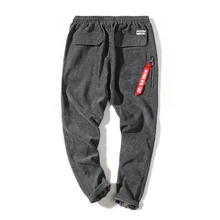 Модные новые легкие бархатные повседневные штаны мужские однотонные длина голеностопного сустава брюки мужские свободные штаны большого размера