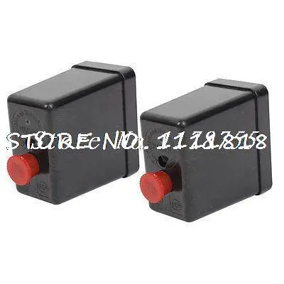 

2 PCS Air Compressor Parts Pressure Switch Valve Housing Shell 240V 20A