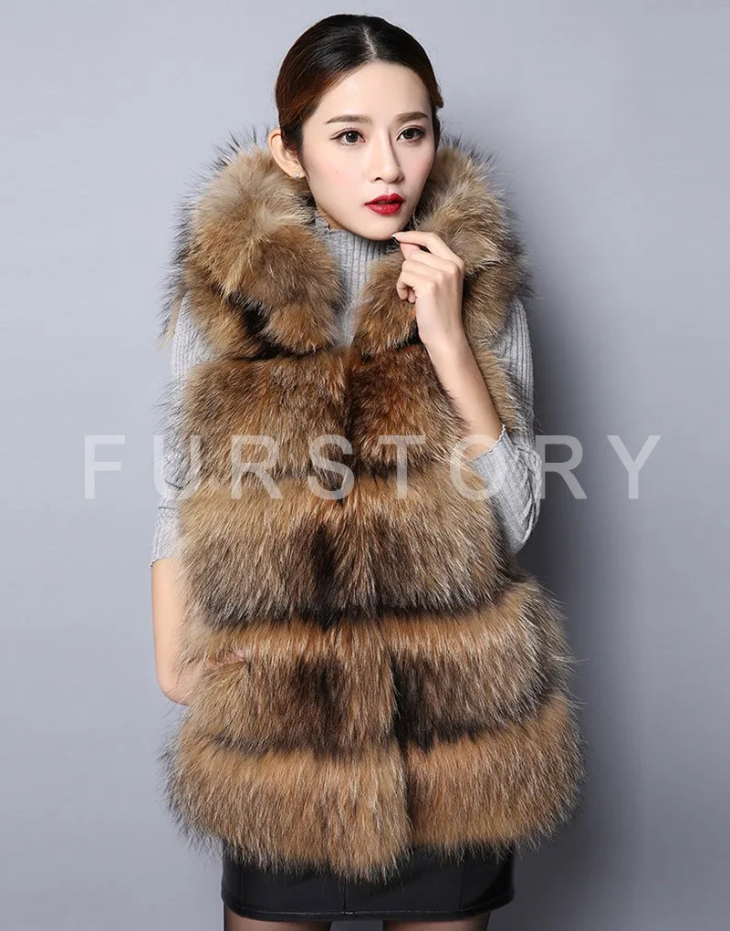 Perfect Fur Story 152113 New Real Raccoon Fur Vest Women Dressur Top Quality Fur Coat Jacket Natural Fur Waistcoat Female 15 Perfect Fur Story 152113 New Real Raccoon Fur Vest Women Dressur Top Quality Fur Coat Jacket Natural Fur Waistcoat Female 15