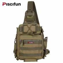 Piscifun Nylon Multifunctional Waterproof Dural Single Shoulder font b Fishing b font Camping Hiking Gear Tackle