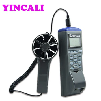 

Fast Shipping Anemometer AZ9871 Wind Speed Meter Wet Bulb Datalogger Temperature Humidity Recorder With Printer function