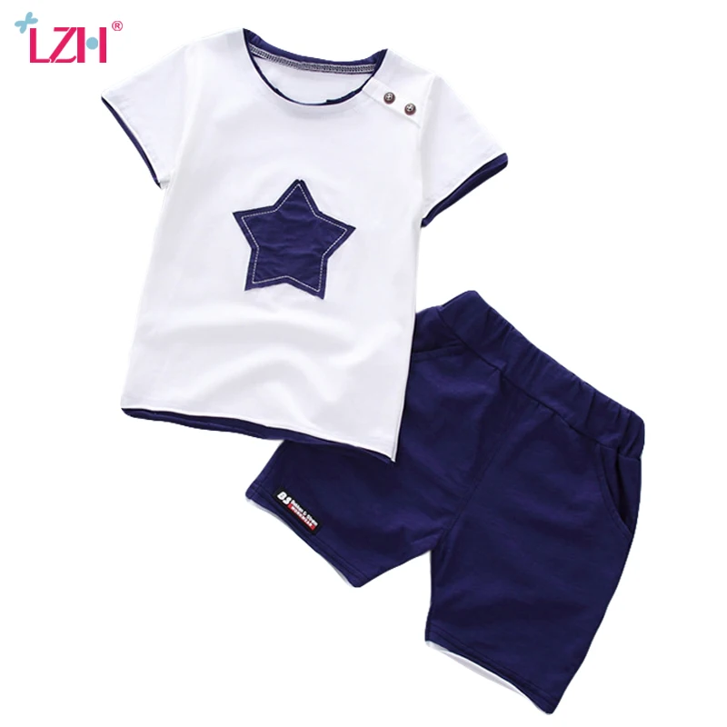 Children Clothing 2019 Summer Toddler Boys Clothes 2pcs Outfits Kids Clothes Sport Suits For Boys Clothing Sets 1 2 3 4 5 Year