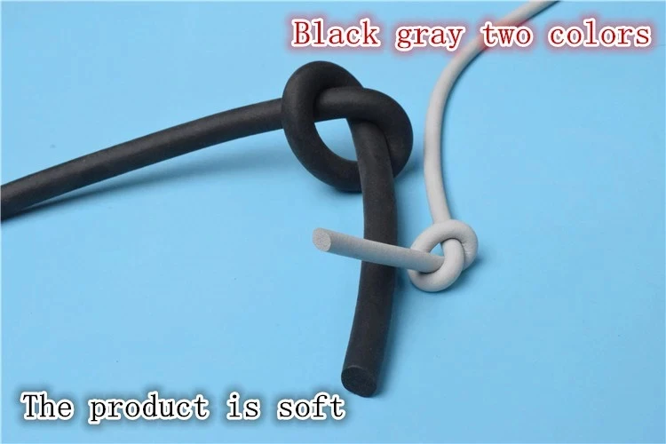 EPDM круглая губка stick strip является гибкой, хороший срок службы, длинный изгиб, не легко деформируется, звукоизоляция и водостойкий