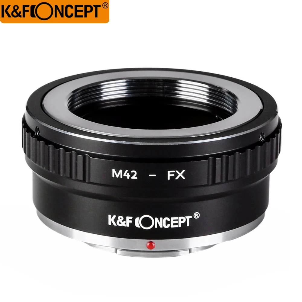 Tanie K F CONCEPT M42 FX II lustrzanka cyfrowa adapter do mocowania obiektywu do M42 śruba do mocowania obiektywu do aparatu Fujifilm FX obiektyw z serii X Microless