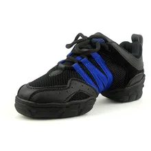 Breathable Mesh Black Blue Jazz Dance Shoes Dance font b Sneakers b font Woman Fittness Outdoor
