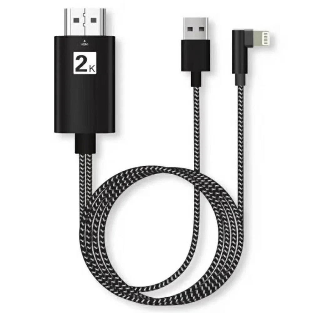Для Lightning-HDMI адаптер USB кабель HDMI 1080P Аудио Адаптер умный конвертер для iPhone X 8 7 6 5 HDTV