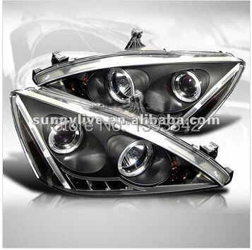 

For HONDA Accord LED Head Lamp Angel Eyes 2005 to 2007 Year SN