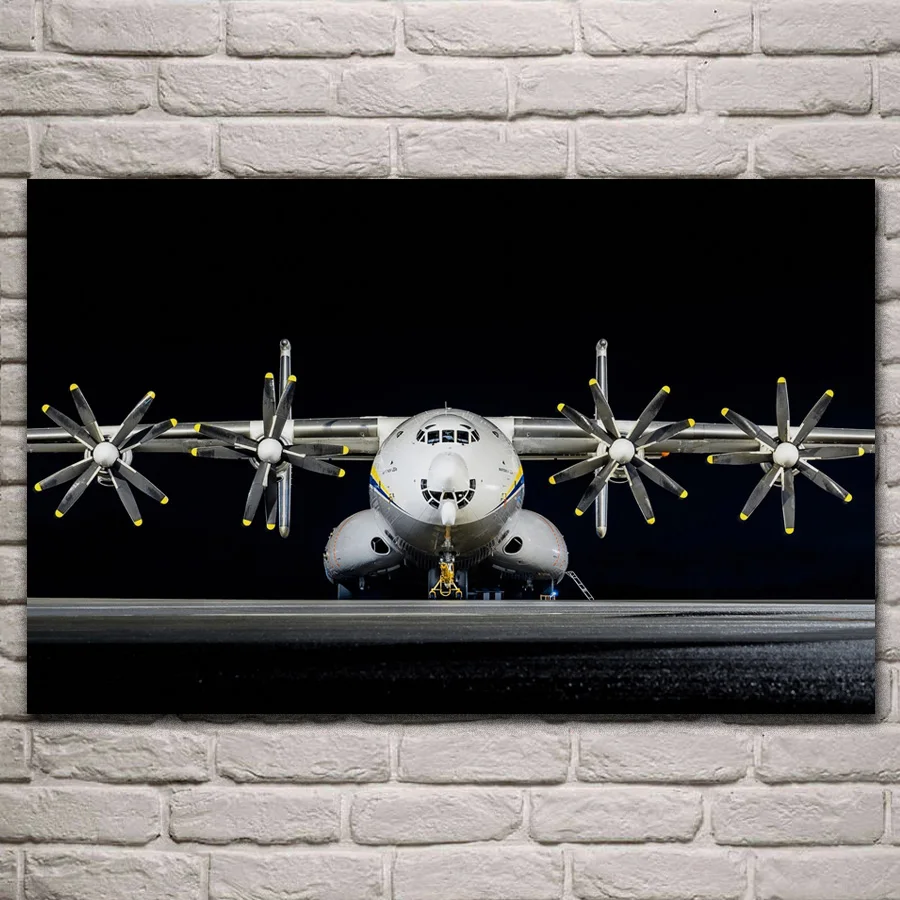 an 22 Antuy Antonov heavy transport aircraft posters on the wall picture home living room decoration for bedroom KH734