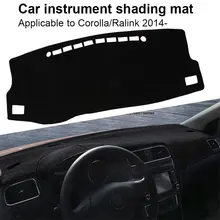 Vehemo войлочная ткань Солнцезащитная Накладка для машины коврик для приборной панели авто интерьерные запчасти для двигателей для грузовиков запчасти приборная панель Крышка черный коврик для приборной панели