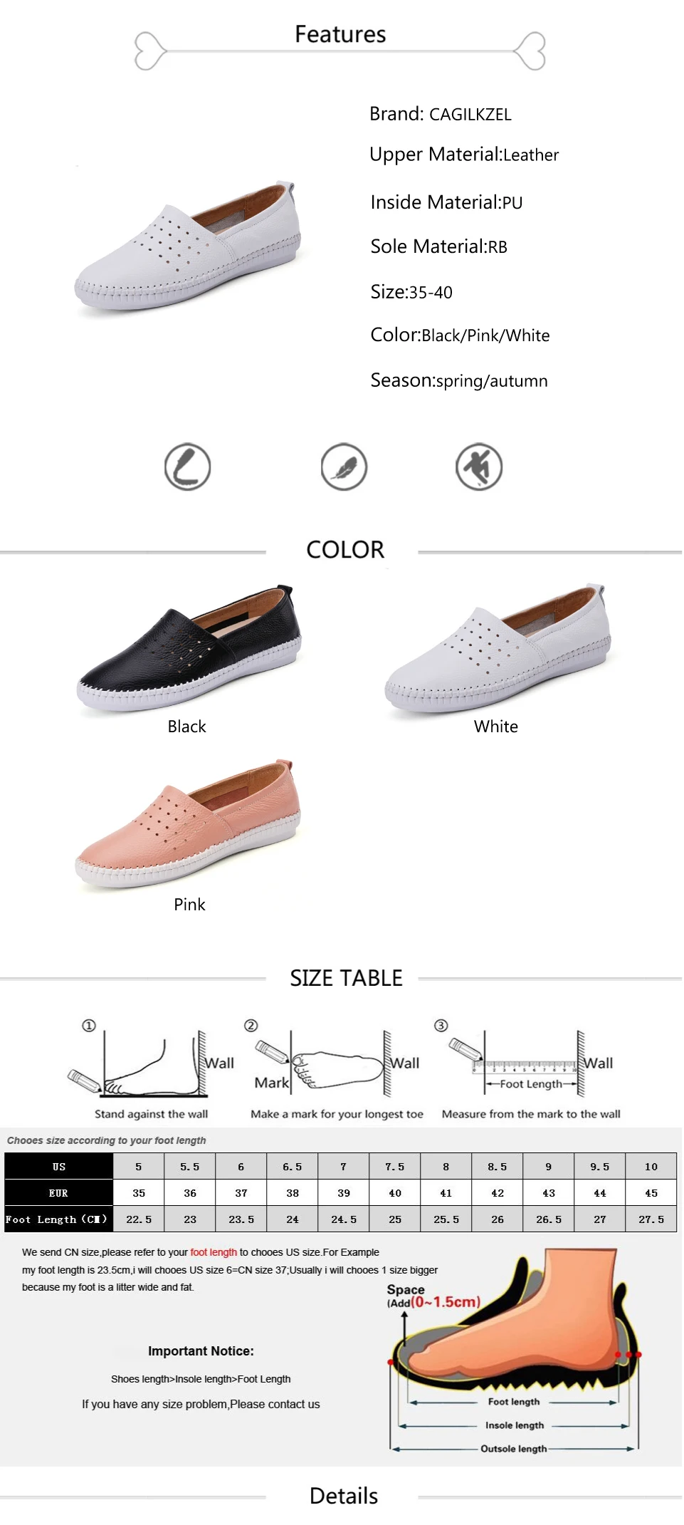 2019 Summer women flats genuine leather ballet flats shoes ladies cutout slip on tenis feminino loafers slipony shoes  (2)