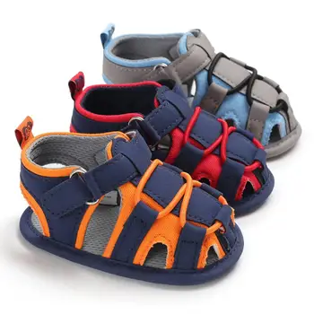 

Kidlove Baby Infant Boys Magic Sticker Non-slip Soft Sole Toddler shoes