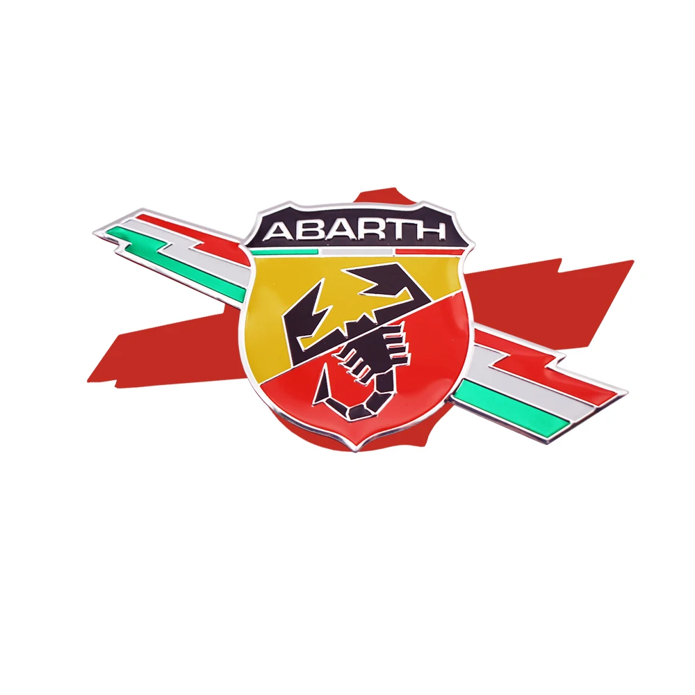 1 шт. 3D металлический алюминиевый Скорпион Abarth клейкая Эмблема Наклейка для Fiat Viaggio Abarth Punto 124 125 500 стайлинга автомобилей