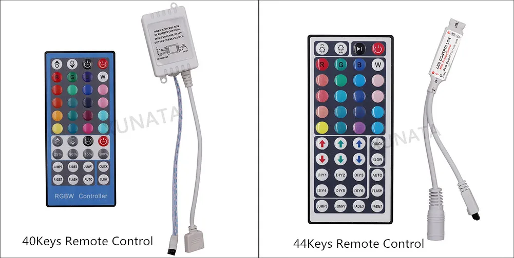 DC12V EU/US/AU/UK SMD5050 двухрядные монохромный RGBW RGBWW Led Light с дистанционным управление 5 м/лот