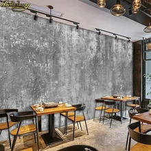beibehang wallpaper Vintage cement wall painting cafe tea shop casual bar decoration background wall paper papel de parede