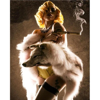 

Diamond Embroidery,Diamond painting,Diamond mosaic,cross stitch kit,Lady Gaga pattern,needlework,Crafts,Christmas,decor v668