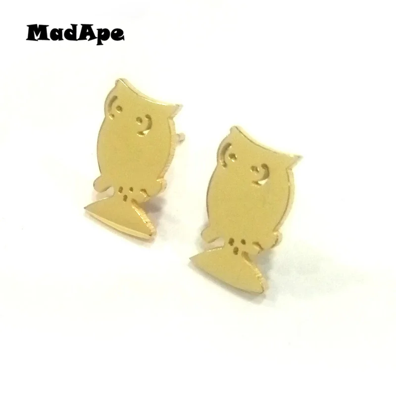 Женские серьги-гвоздики MadApe сережки-гвоздики из нержавеющей стали 316L 1 пара 2019 |