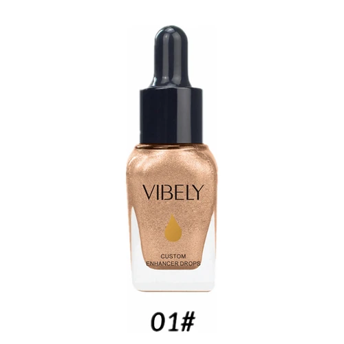 Жидкий высокий светильник er Glow Face Make Up Shimmer shining Bronzer Brighten Face Countour макияж 7 цветов высокий светильник крем - Цвет: 01