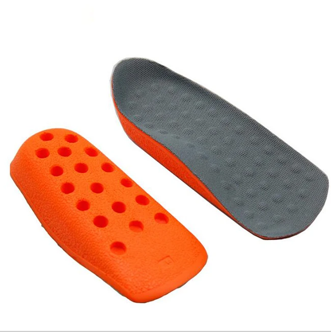

Free shipping 100pairs/lot fromUfoot PU Form Heel Heighten in Sock Invisible Arch Support Height Increase Insole half Shoe Pad