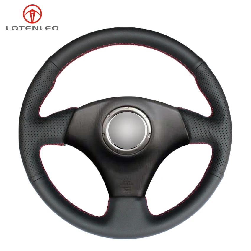

LQTENLEO Black PU Artificial Leather Car Steering Wheel Cover for Toyota RAV4 2003-2005 Celica 2003 Lexus IS200 300 1999-2005
