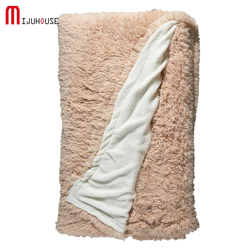 

Super Soft Long Shaggy Bedspreads Fuzzy Fur Solid Color Elegant Cozy With Fluffy Sherpa Throw Sofa Blanket Bed Sofa Blanket Gift