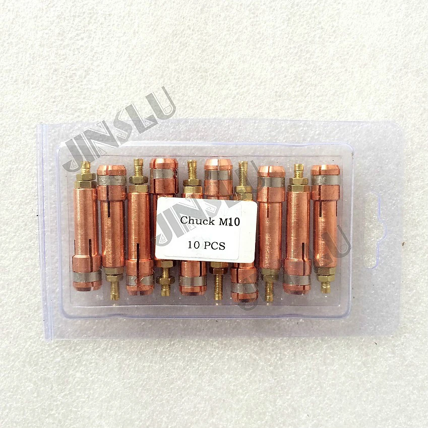 

Free Shipping Stud Welding Gun Accessories E-Cu Chuck M10 10PCS