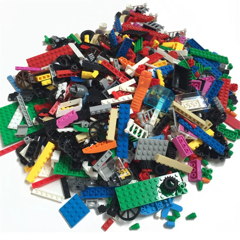 

NEW 500G/Bag Building Block Mixed Common Brick Technic Brick Bulk Compatible with Educational Multicolor Children Toys