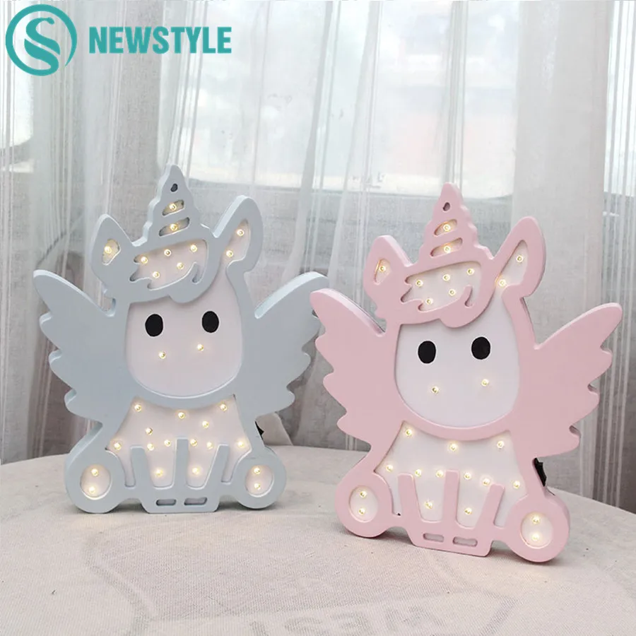 

Lovely Unicorn Owl Cloud Tree LED 3D Light Night Light Cute Kids Gift Toy Baby Children Bedroom Decoration Lamp Indoor Lighting