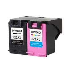 2pk replacement for HP 121 cartridge compatibility for HP Deskjet D2563 F4283 F2423 F2483 F2493 F4213 F4275 F4283 F4583