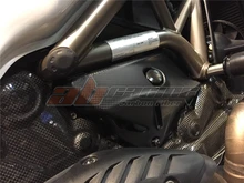 Tampa Do Tanque de Expansão Do Líquido De Arrefecimento de água Para Ducati Monster 821 1200 Fibra De Carbono Completo 100%