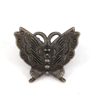 

Bronze Tone Cupboard Door knobs Butterfly Shape Drawer Pull Handle Retro Style closet pulls