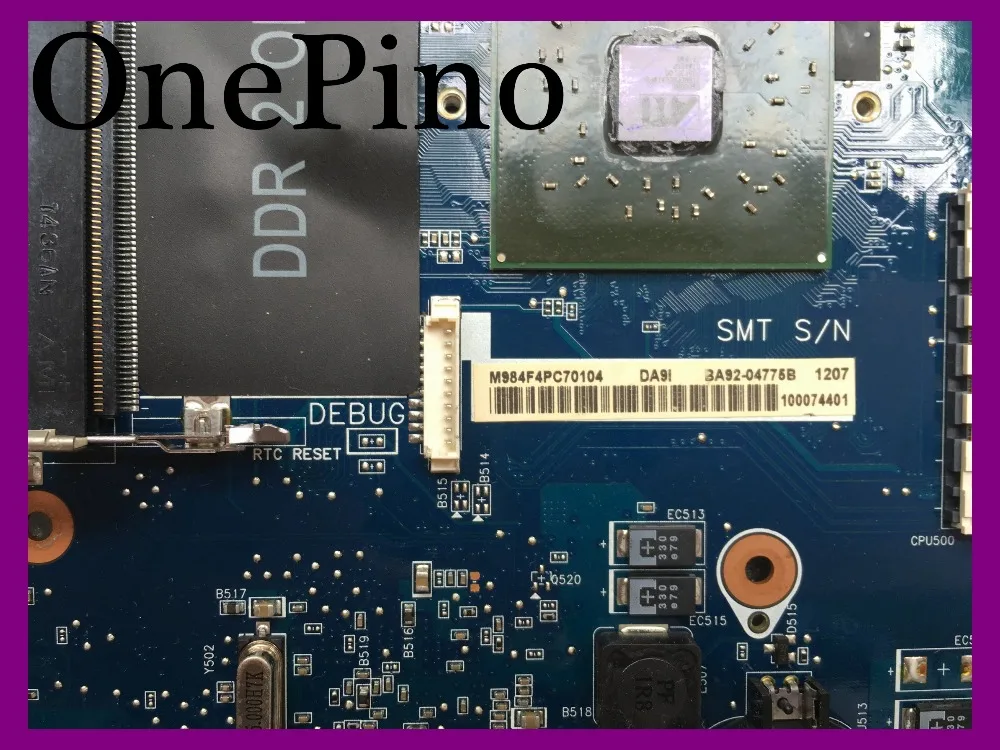 BA92-04775A صالح ل samsung R70 اللوحة المحمول BA92-04775B اختبار العامل