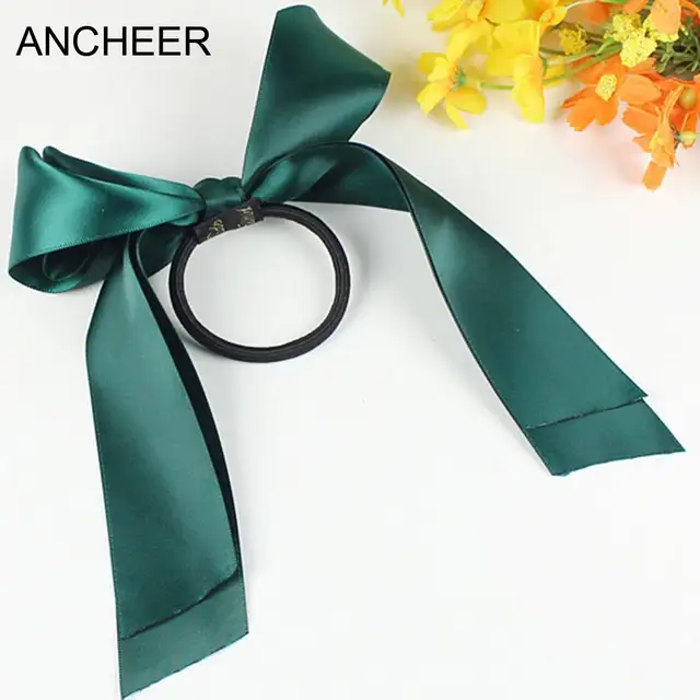 Hair Accessories Elastic Bands Ponytail Girls Tie Knot  Women Ropes Hair Bow