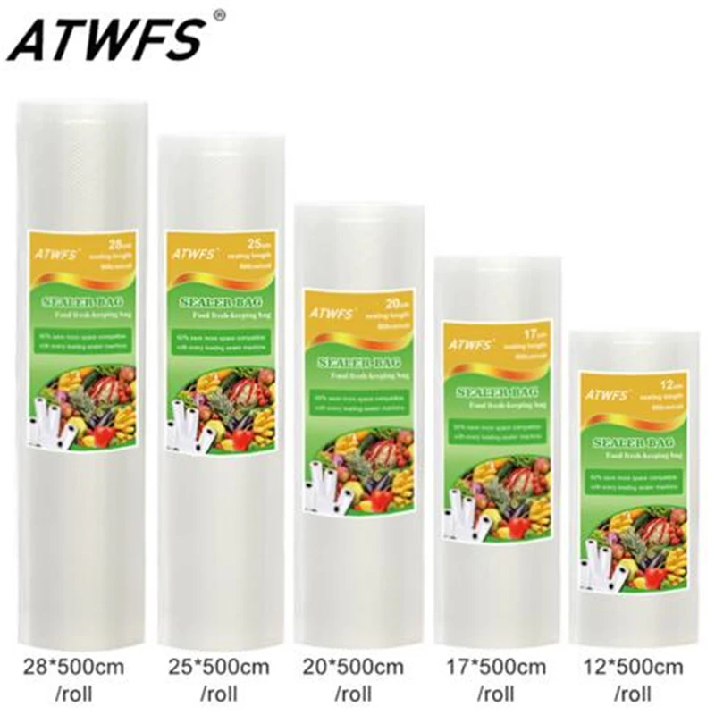Food Grade Vacuum Bag Rolls Group For Household Sealer Size 1217202528Cm 500Cmrolllot Bags With Rohs Fda huismerk kopen in de aanbieding Food Grade Vacuum Bag Rolls Group For Household Sealer Size 1217202528Cm 500Cmrolllot Bags With Rohs Fda huismerk kopen in de aanbieding